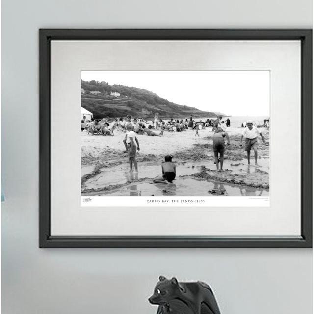 'Carbis Bay, the Sands C1955' - Picture Frame Photograph Print on Paper The Francis Frith Collection Size: 28cm H x 36cm W x 2.3cm D on Productcaster.