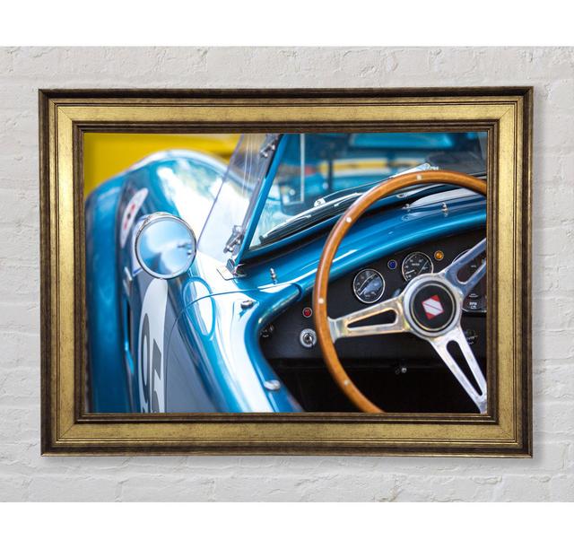 Inside Perspective Sports Car - Single Picture Frame Art Prints Bright Star Size: 100cm H x 141.4cm W x 8cm D on Productcaster.