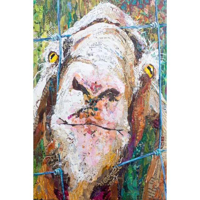 Goodness Goat by Elizabeth St. Hilaire - Wrapped Canvas Painting August Grove Size: 46cm H x 30cm W x 3.8cm D on Productcaster.