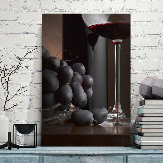 Black Grapes by Barry Seidman - Wrapped Canvas Photograph Print East Urban Home Size: 122cm H x 81cm W x 4cm D on Productcaster.