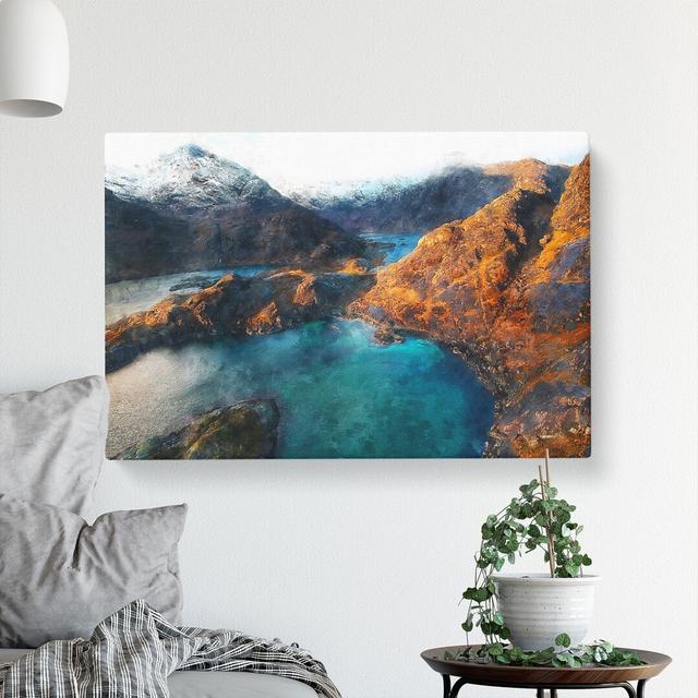 Loch Coruisk In The Isle Of Skye Scotland Painting East Urban Home Size: 35cm H x 50cm W x 3cm D on Productcaster.