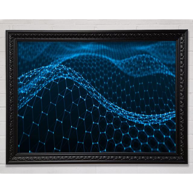 The Waves Of Technology Framed Print Ebern Designs Size: 59.7cm H x 84.1cm W x 3cm D on Productcaster.