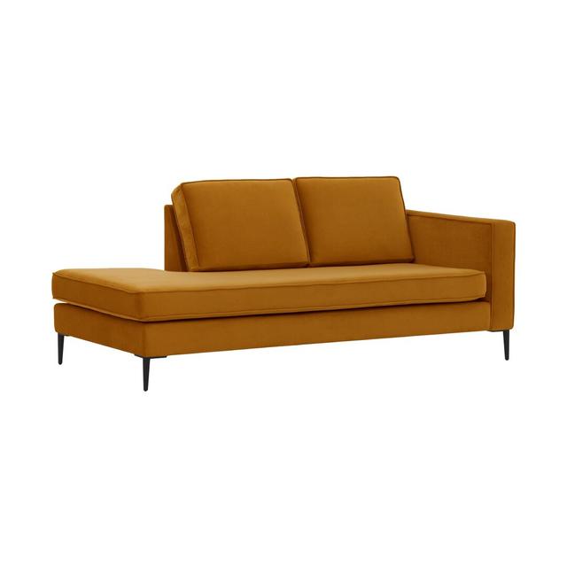 Leticia Upholstered UK Single - DE 90 X 190 Cm Daybed Corrigan Studio Colour: Mustard on Productcaster.