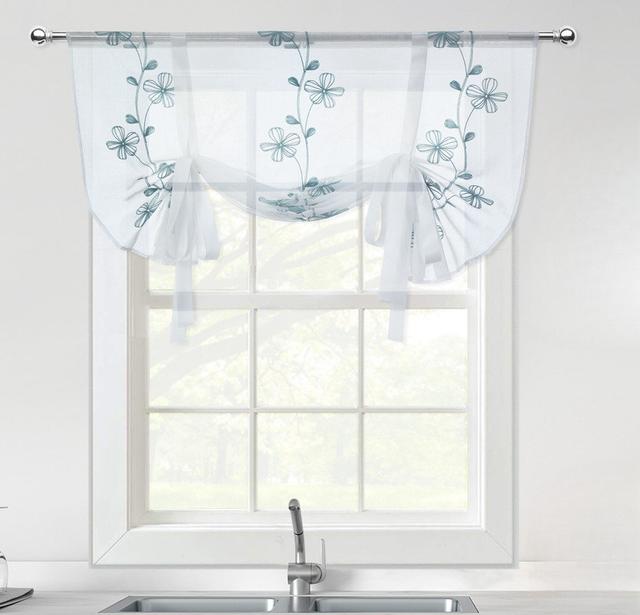 Pugh Polyester Curtain Panel Lark Manor Curtain Colour: Blue, Panel Size: 24cm Width x 140cm Drop on Productcaster.