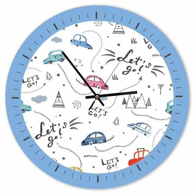 Adalinda Silent Wall Clock 17 Stories Size: 60cm H x 60cm W x 3cm D on Productcaster.