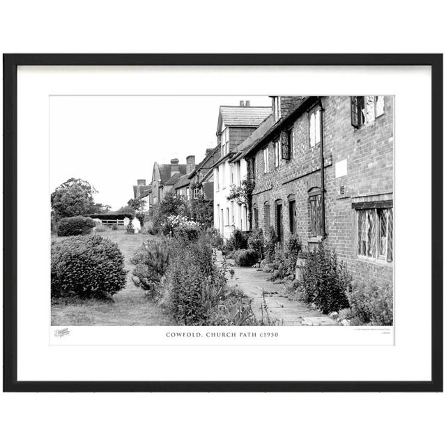 'Cowfold, Church Path C1950' by Francis Frith - Picture Frame Photograph Print on Paper The Francis Frith Collection Size: 60cm H x 80cm W x 2.3cm D on Productcaster.