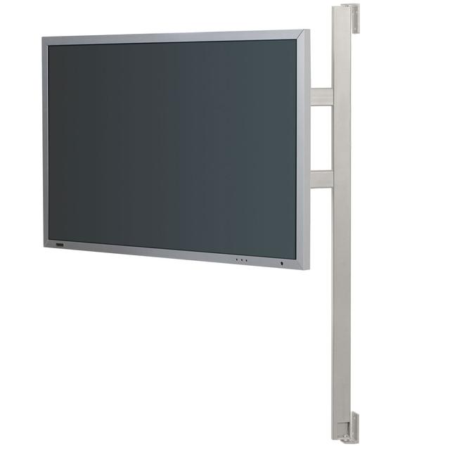 Quenton Brayden Studio Single Screen Wall Mount Brayden Studio Finish: Silver on Productcaster.