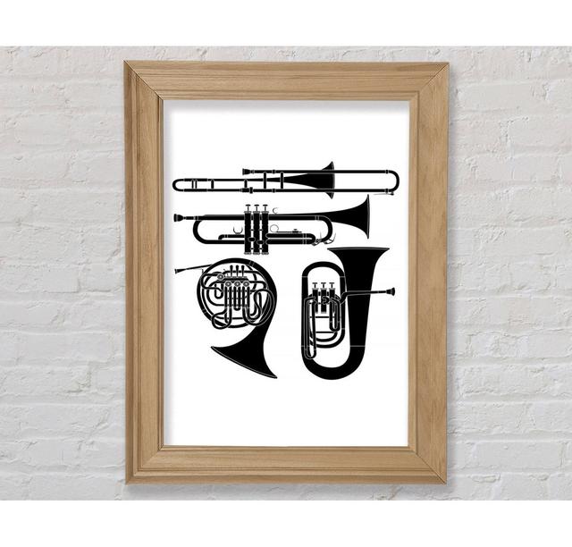 Wind Instruments - Print Bright Star Size: 142.2cm H x 84.1cm W x 8cm D on Productcaster.