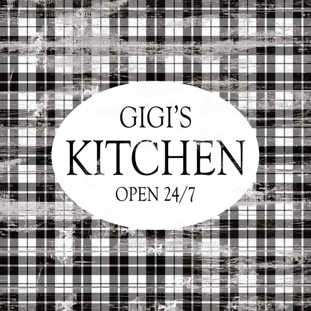 Gigis Kitchen Distressed Plaid Large Happy Larry Size: 76cm H x 76cm W on Productcaster.