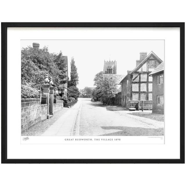 Great Budworth, The Village 1898 by Francis Frith - Single Picture Frame Print The Francis Frith Collection Size: 60cm H x 80cm W x 2.3cm D on Productcaster.