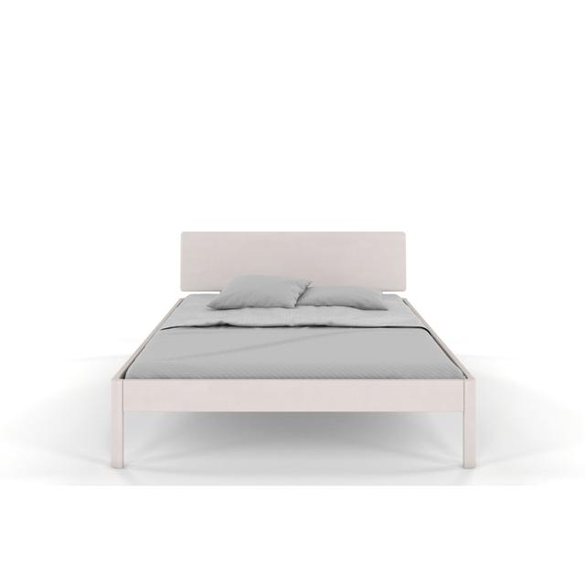 Ahley Platform Bed Brayden Studio Size: Super King (6'), Colour: White on Productcaster.