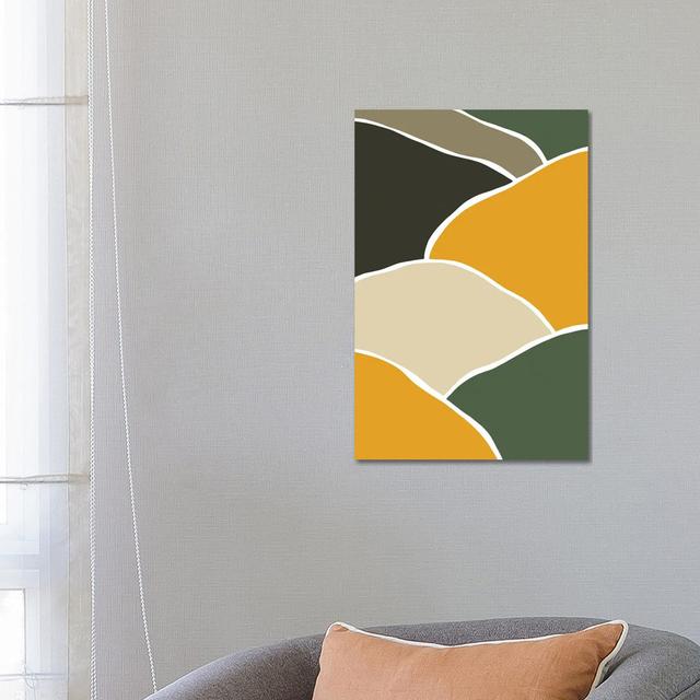 Wild Collection Hills Abstract by Pixy Paper - Gallery-Wrapped Canvas Giclée on Canvas Ivy Bronx Size: 66.04cm H x 45.72cm W x 3.81cm D, Format: Wrapp on Productcaster.