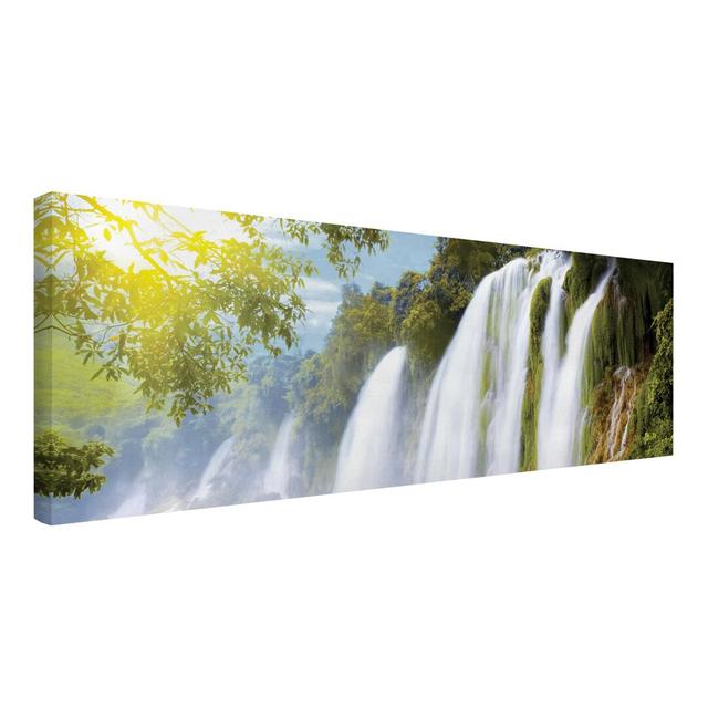 Amazon Waters - Wrapped Canvas Graphic Art Print East Urban Home Size: 150cm L x 50cm W on Productcaster.