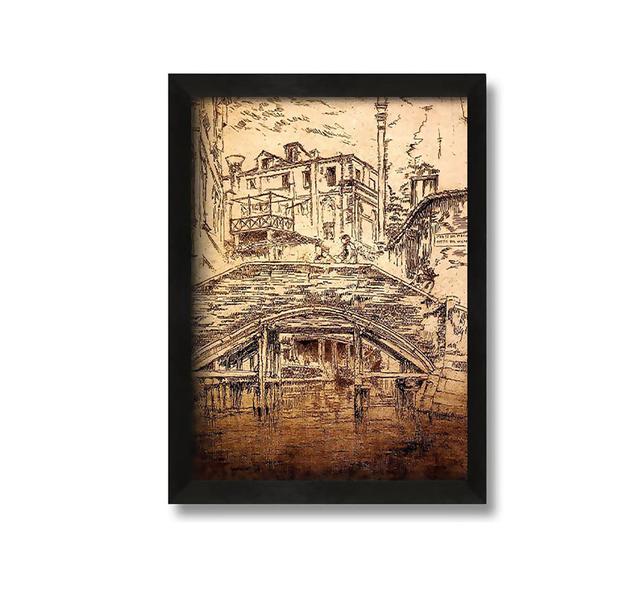 Whistler Ponte Del Piovan - Picture Frame Graphic Art on Canvas ClassicLiving on Productcaster.