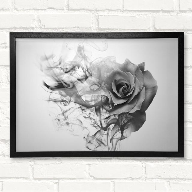 Rose To Smoke - Print Rosalind Wheeler Format: Black Framed Wood, Size: 59.7cm H x 84.1cm W x 3cm D on Productcaster.