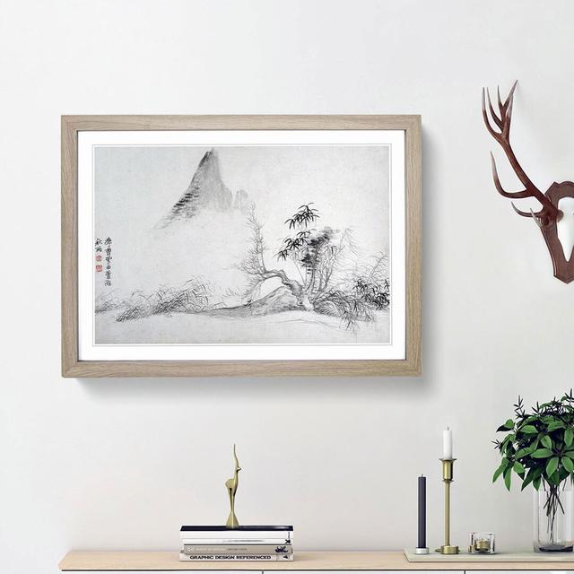 Landscape Vol.5 by Yun Shouping - Picture Frame Drawing Print East Urban Home Frame Option: Oak Framed, Size: 36cm H x 48cm W x 2cm D on Productcaster.