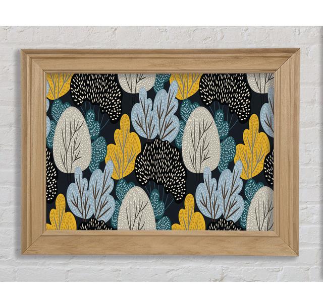 Trees Of Pattern And Colour - Single Picture Frame Art Prints Bright Star Size: 59.7cm H x 84.1cm W on Productcaster.