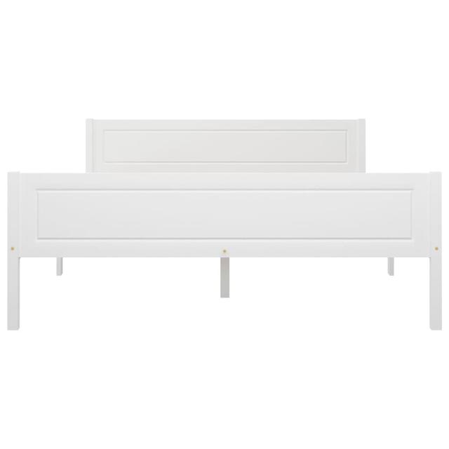 Graci Bed Frame 17 Stories Colour: White, Size: Double (4'6) on Productcaster.