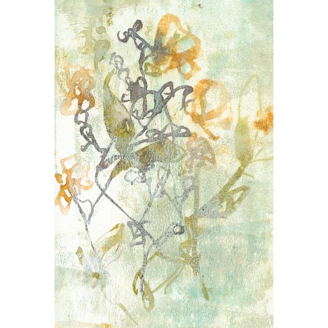 Washed Floral I by Jennifer Goldberger - Wrapped Canvas Painting Metro Lane Size: 30cm H x 20cm W on Productcaster.