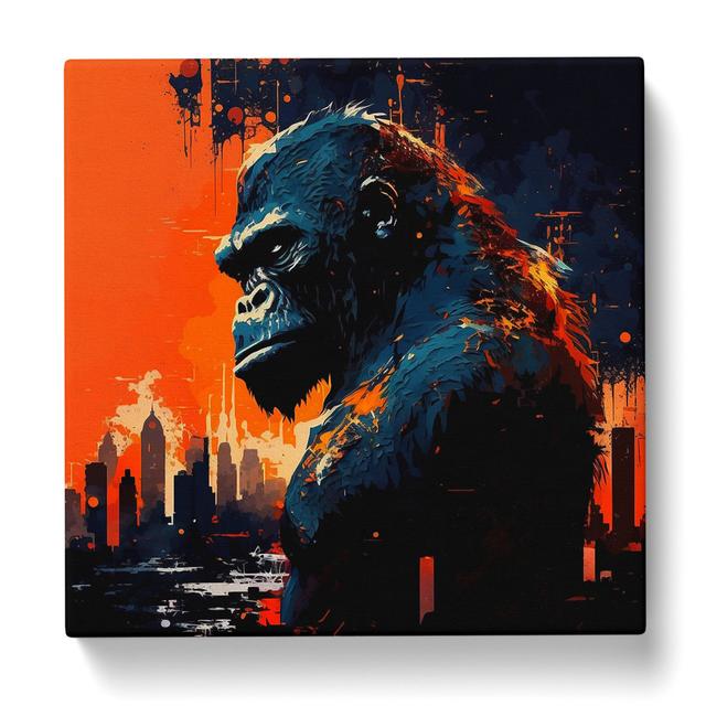 King Kong Palette Knife Painting - Print Latitude Vive on Productcaster.