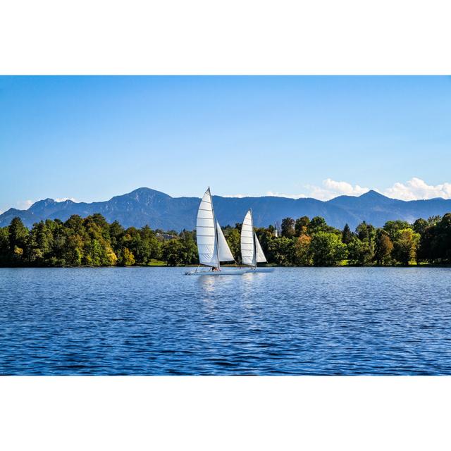 Sailing On Lake by PK-Photos - No Frame Art Prints on Canvas Breakwater Bay Size: 40cm H x 60cm W on Productcaster.