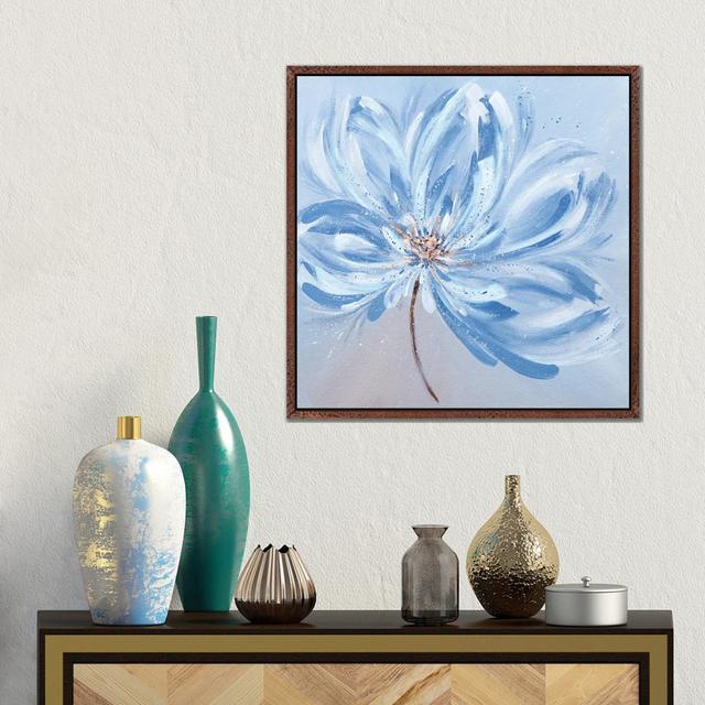 Decorative Flower by Leena Amelina - Gallery-Wrapped Canvas Giclée on Canvas Bloomsbury Market Size: 45.72cm H x 45.72cm W, Format: Classic Wood Float on Productcaster.