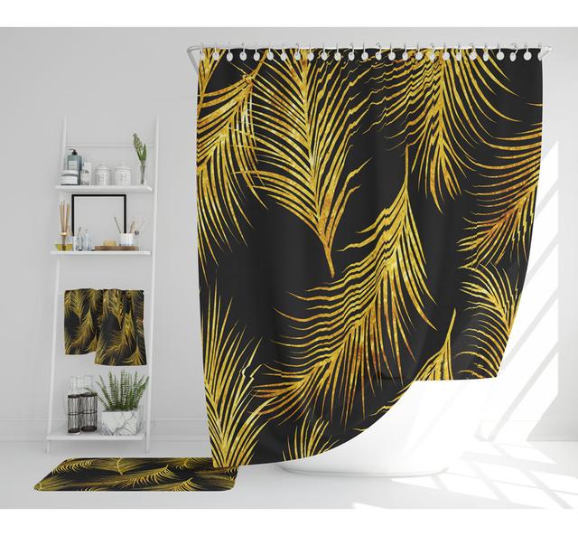 Navario Polyester Shower Curtain Set (Set of 3) East Urban Home on Productcaster.