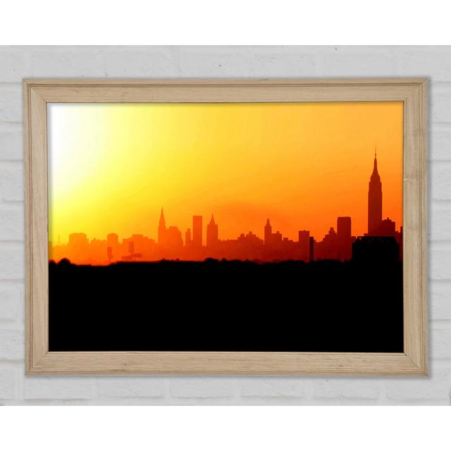 Sunrise Over The City - Print Brayden Studio Size: 42cm H x 59.7cm W x 1.5cm D on Productcaster.