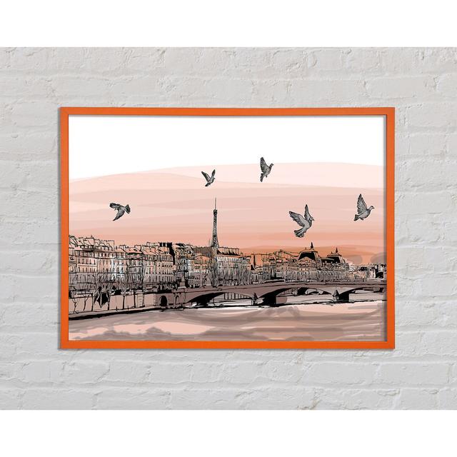 Curtisville Eiffel Tower France 10 - Single Picture Frame Art Prints Ophelia & Co. Size: 29.7cm H x 42cm W x 2cm D on Productcaster.