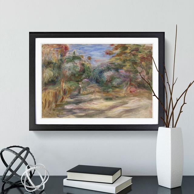 Landscape Vol.5 by Pierre-Auguste Renoir - Picture Frame Painting East Urban Home Size: 65cm H x 90cm W x 2cm D, Frame Option: Black Framed on Productcaster.