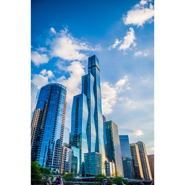 Bright Skyline - Wrapped Canvas Art Prints 17 Stories Size: 90cm H x 60cm W x 1.8cm D on Productcaster.