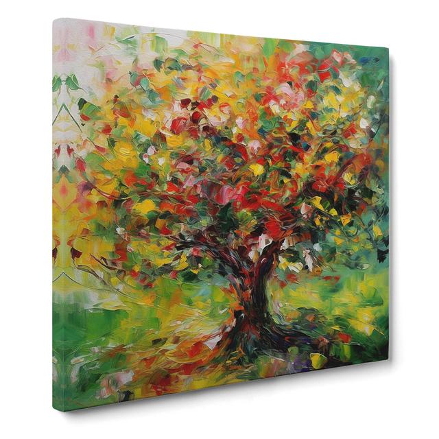 Apple Tree Abstract Expressionism No.2 - Print Marlow Home Co. Size: 35cm H x 35cm W x 3cm D on Productcaster.