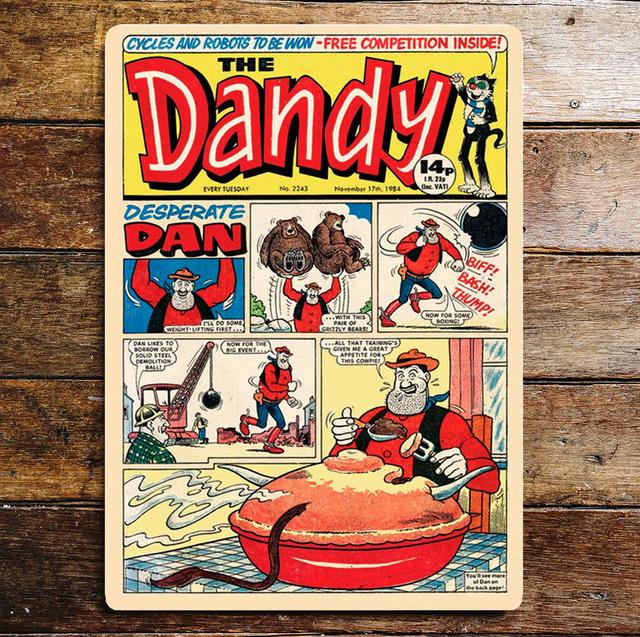 Dandy Desperate Dan Comic Cover Wall Décor East Urban Home Size: 20cm H x 15cm W on Productcaster.