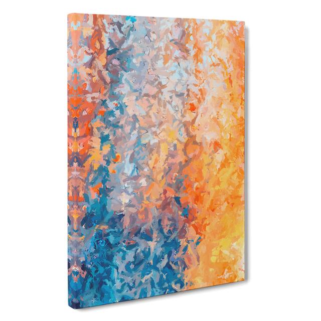 Broken Through Abstract - Wrapped Canvas Graphic Art Metro Lane Size: 76cm H x 50cm W x 3cm D on Productcaster.