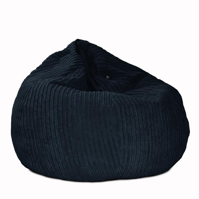 Jumbo Cord Slouchbag Beanbag Isabelle & Max Upholstery Colour: Navy on Productcaster.