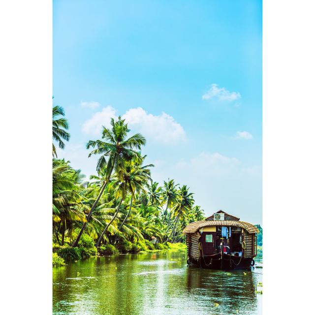 Traditional Houseboat by Graphixel - No Frame Print on Canvas Breakwater Bay Size: 30cm H x 20cm W on Productcaster.