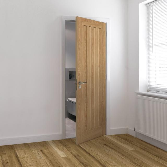 Hudson Laminate Internal Door Wood Finish JB Kind Doors Door Size: 198.1cm H x 68.6cm W x 3.5cm D on Productcaster.