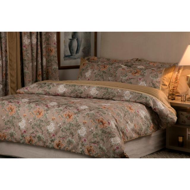 Polyester Floral Duvet Cover Set with Pillowcases Belledorm Size: Double Duvet Cover + 2 Standard Pillowcases on Productcaster.