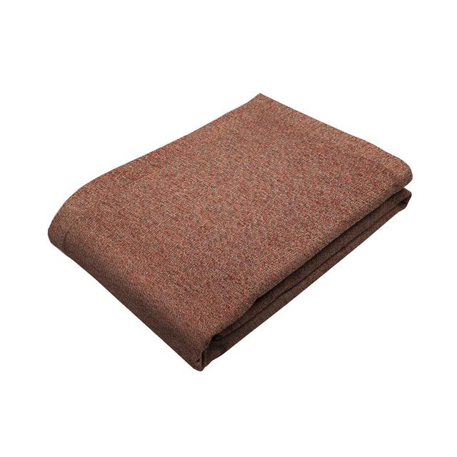 Yannick Polyester Solid Colour Bedspread 17 Stories Size: W50 x L255cm, Colour: Terracotta on Productcaster.