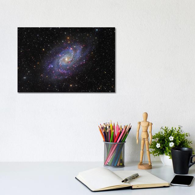 The Triangulum Galaxy I by Roberto Colombari - Wrapped Canvas Print Latitude Run Size: 20.32cm H x 30.48cm W x 1.905cm D on Productcaster.