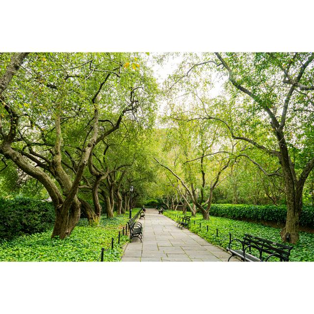 Park In The City - Wrapped Canvas Print Marlow Home Co. Size: 51cm H x 76cm W on Productcaster.