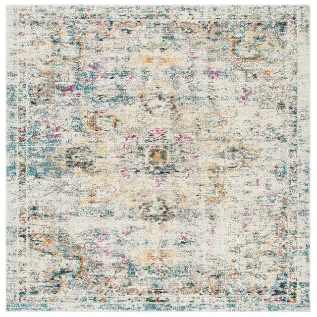 Bazzinotti Beige Rug Mistana Rug Size: Square 201cm on Productcaster.