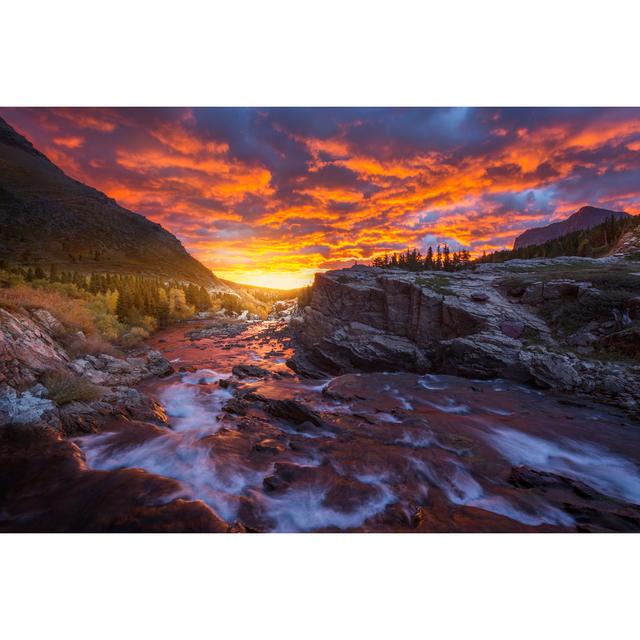 River and Sky - Wrapped Canvas Photograph Union Rustic Size: 30cm H x 46cm W x 3.8cm D on Productcaster.