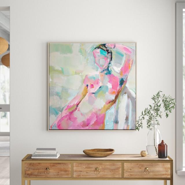 'Rite of Neon' Framed Art Prints on Canvas East Urban Home Frame Options: Timber, Size: 41cm H x 41cm W on Productcaster.