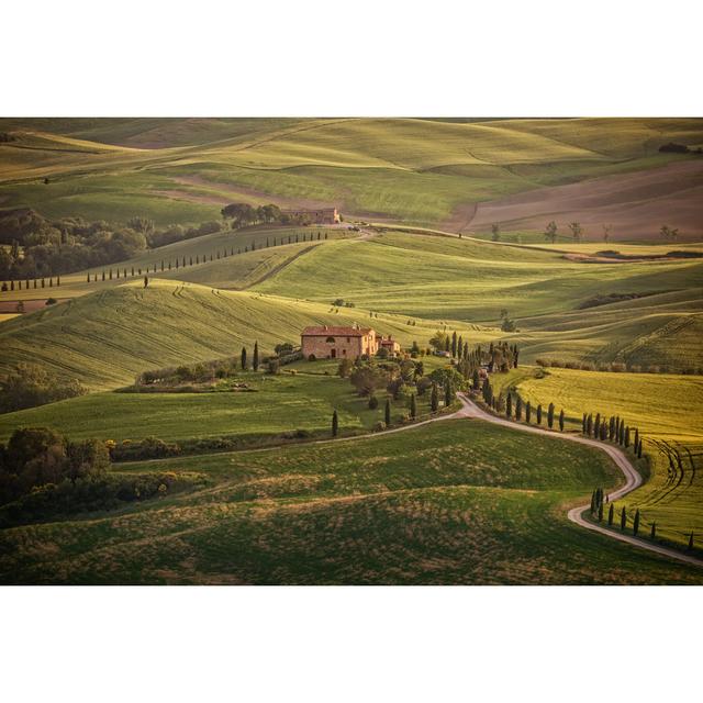 Harlowton Sunny Afternoon In Tuscany - Wrapped Canvas Photograph Marlow Home Co. Size: 51cm H x 76cm W x 3.8cm D on Productcaster.