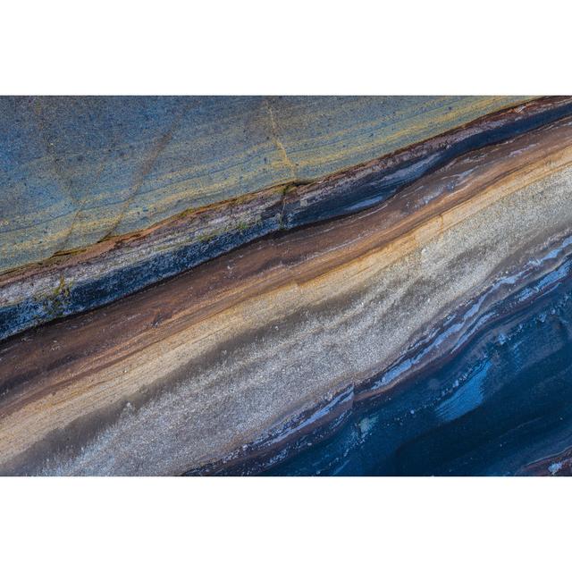 Sediment Layers by Pavliha - No Frame Art Prints on Canvas Metro Lane Size: 51cm H x 76cm W on Productcaster.