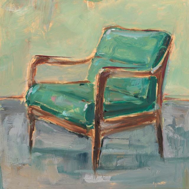 Have a Seat II by Ethan Harper - Wrapped Canvas Painting Print Rosalind Wheeler Size: 91cm H x 91cm W on Productcaster.