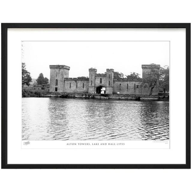 'Alton Towers, Lake and Hall C1955' - Picture Frame Photograph Print on Paper The Francis Frith Collection Size: 45cm H x 60cm W x 2.3cm D on Productcaster.