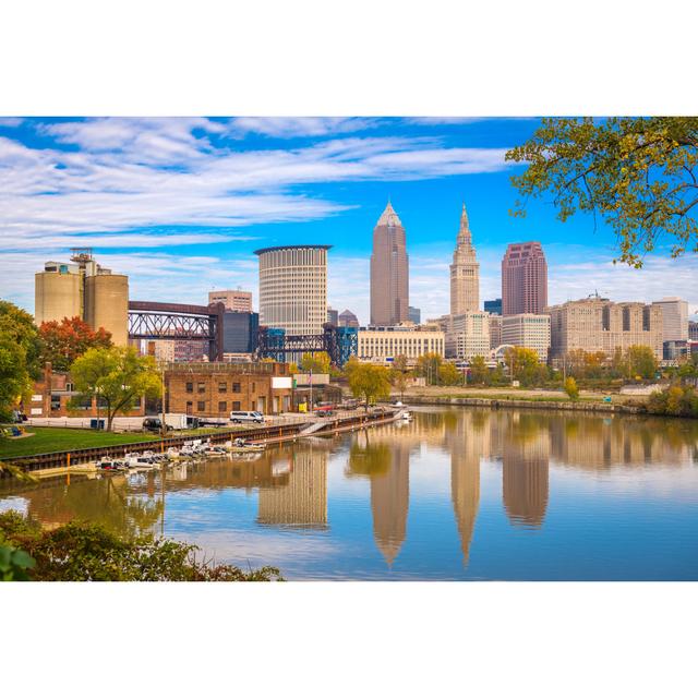 The Cuyahoga River by Sean Pavone - Wrapped Canvas Photograph 17 Stories Size: 30cm H x 46cm W on Productcaster.