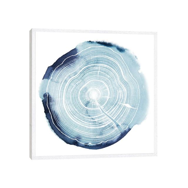 Tree Ring Overlay III by Grace Popp - Gallery-Wrapped Canvas Giclée on Canvas Ebern Designs Size: 93.98cm H x 93.98cm W x 3.81cm D, Format: White Floa on Productcaster.